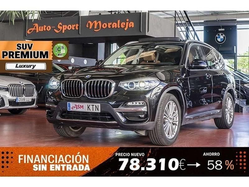 Negro Usado 2019 BMW X3 Luxury Line SUV | 29.900 € (Super precio) - Imagen 1/4