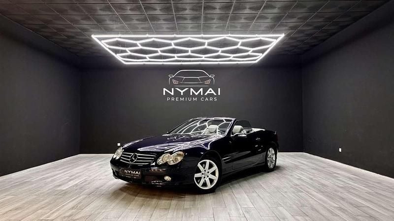 Azul Usado 2003 Mercedes SL350 Coupe | 17.995 € (Precio justo) - Imagen 1/4