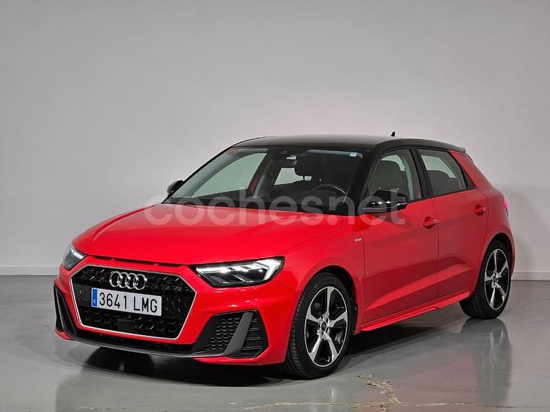 Rojo Usado 2021 Audi A1 Sportback S-Line Utilitario | 17.900 € (Buen precio) - Imagen 1/4