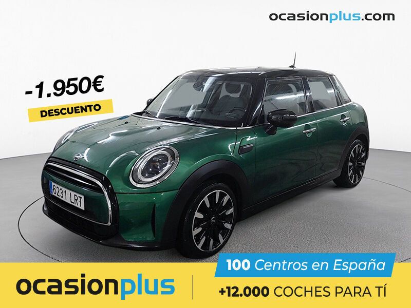 Verde Usado 2021 Mini Cooper Utilitario | 20.290 € (Precio justo) - Imagen 1/4