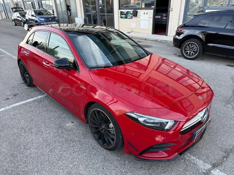 Usado Mercedes A35 AMG 306 CV (225 kW) 2020 Rojo Berlina