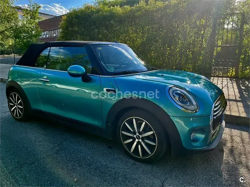 Usado Mini Cooper D Cabriolet 112 CV (82 kW) 2016 Azul Descapotable