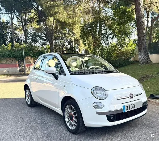 Usado Fiat 500C Lounge 69 CV (50 kW) 2012 Blanco Descapotable
