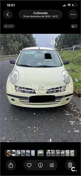 Usado Nissan Micra Visia 65 CV (47 kW) 2005 Amarillo Berlina