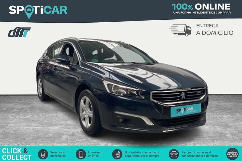 Usado Peugeot 508 SW Active 150 CV (110 kW) 2015 Azul Familiar