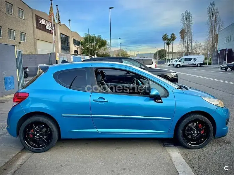 Usado Peugeot 207 Allure 155 CV (114 kW) 2011 Azul Berlina