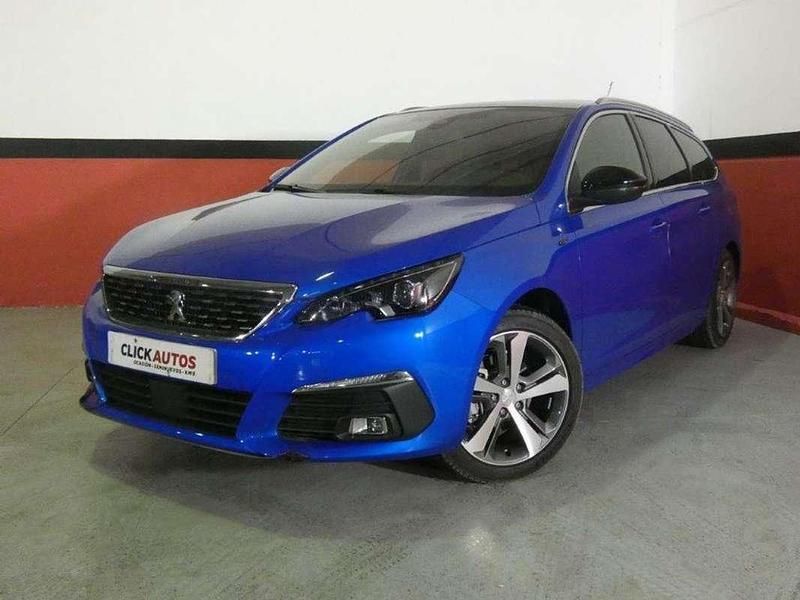 Azul Usado 2021 Peugeot 308 GT Familiar | 12.400 € (Super precio) - Imagen 1/4