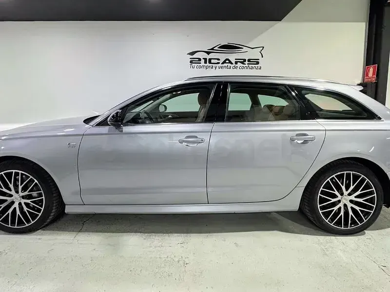 Usado Audi A6 S-Line 320 CV (235 kW) 2015 Gris / plata Familiar