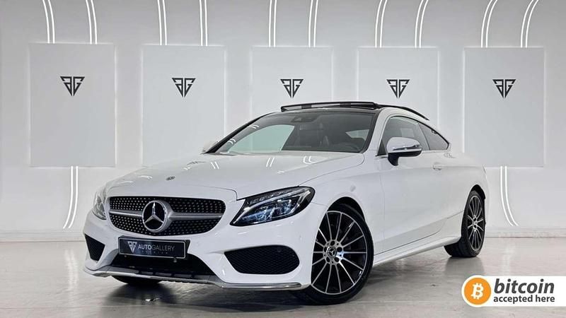 Blanco Usado 2019 Mercedes C220 Coupe | 32.900 € (Precio justo) - Imagen 1/4