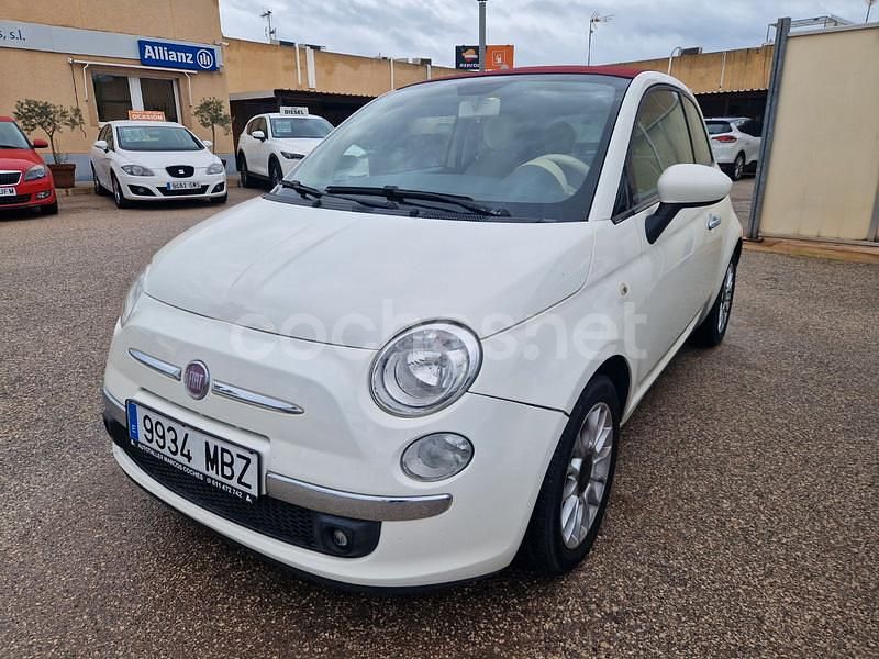 Usado Fiat 500C Lounge 69 CV (50 kW) 2010 Blanco Descapotable