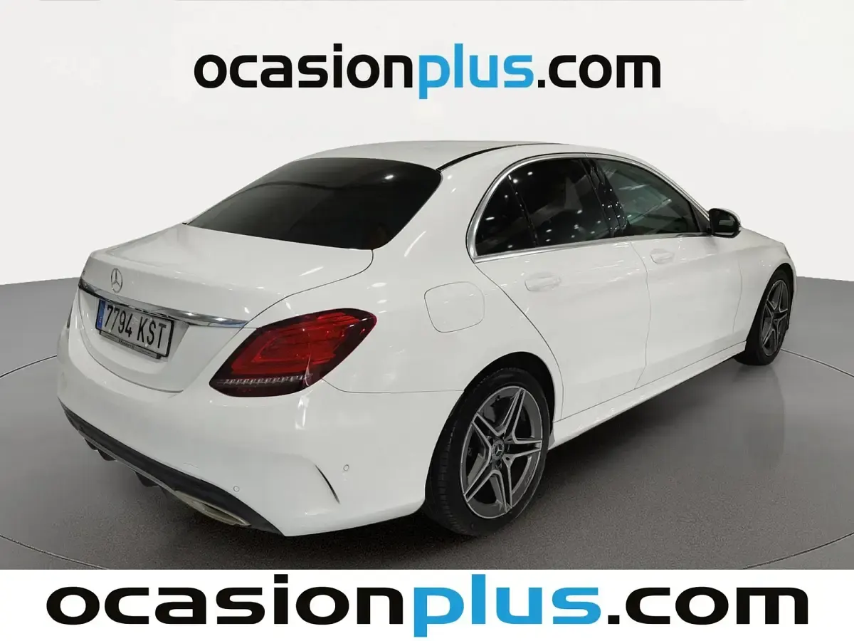 Usado Mercedes C220 AMG 194 CV (142 kW) 2019 Blanco Berlina