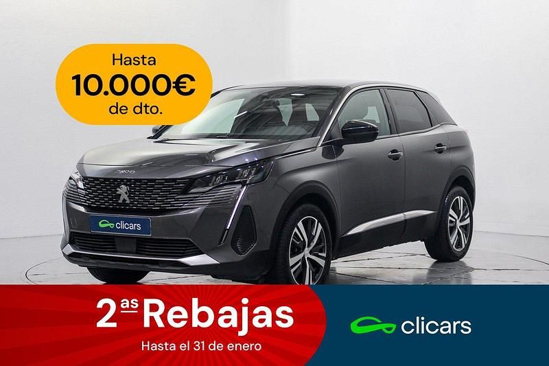 Gris Usado 2022 Peugeot 3008 Allure SUV | 18.990 € (Precio justo) - Imagen 1/4