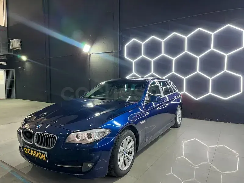 Usado BMW 525 218 CV (160 kW) 2013 Azul Familiar