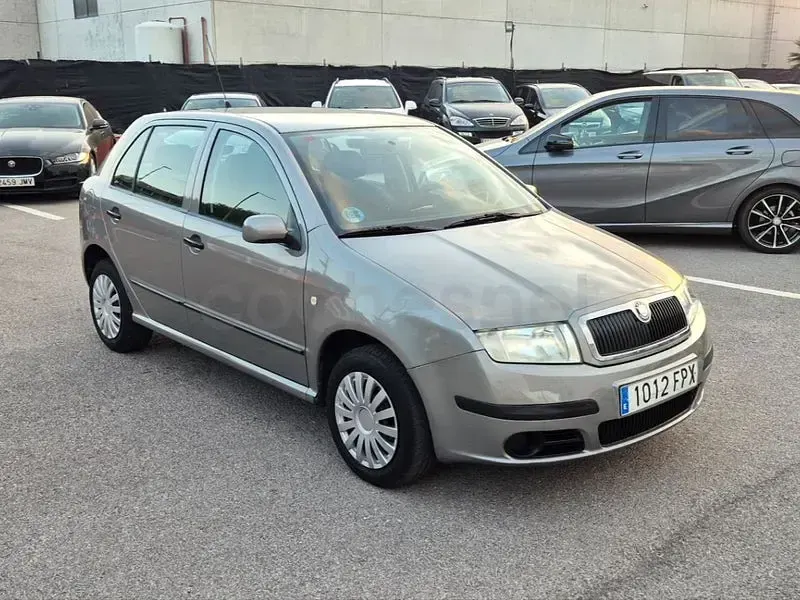 Usado Skoda Fabia 64 CV (47 kW) 2007 Gris / plata Berlina