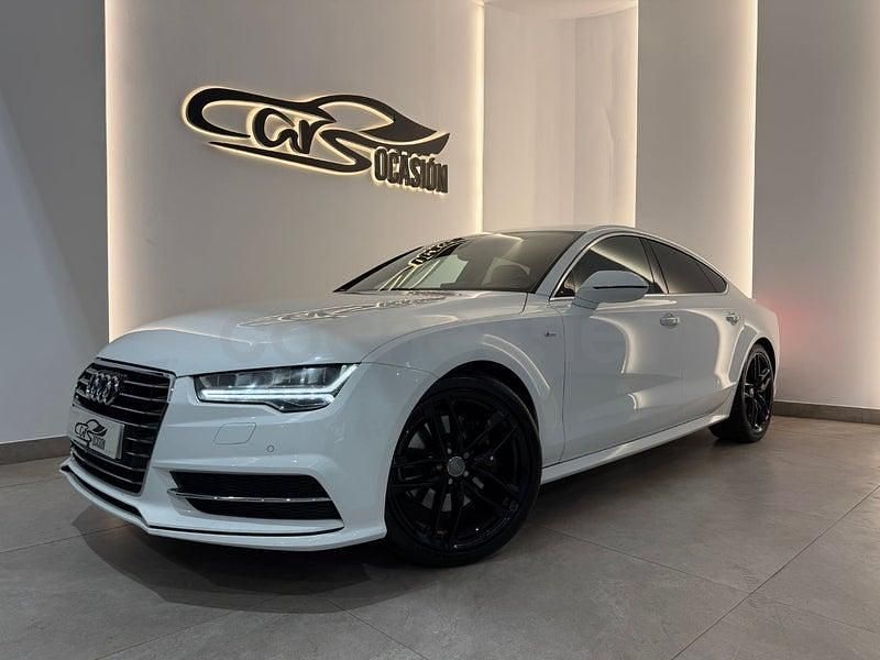 Usado Audi A7 Sportback 218 CV (160 kW) 2014 Blanco Utilitario