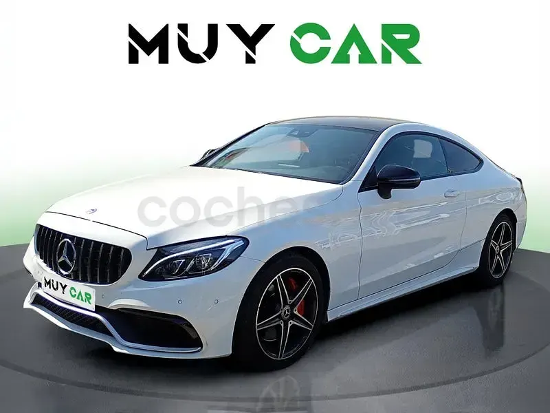 Usado Mercedes C250 204 CV (150 kW) 2018 Blanco Coupe