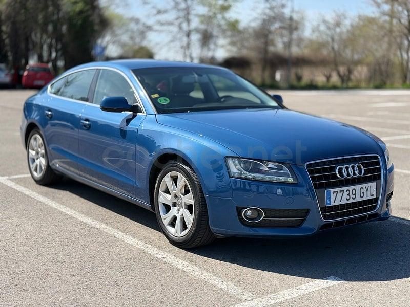 Usado Audi A5 Sportback 211 CV (155 kW) 2010 Azul Utilitario