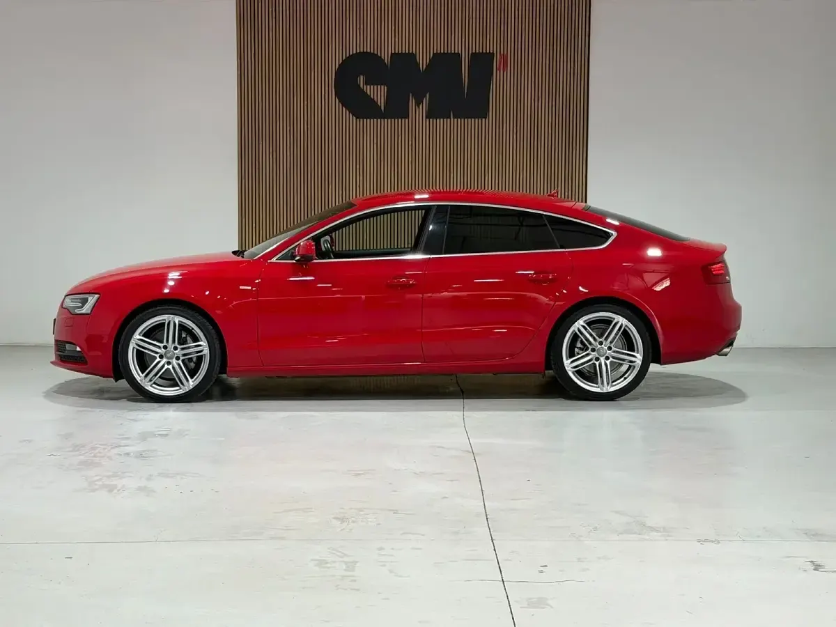 Usado Audi A5 Sportback S-Line 204 CV (150 kW) 2013 Rojo Utilitario