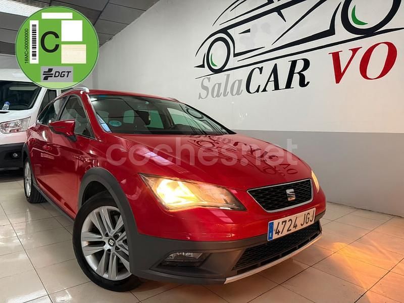 Rojo Usado 2015 Seat Leon 4Drive Familiar | 9299 € (Buen precio) - Imagen 1/4