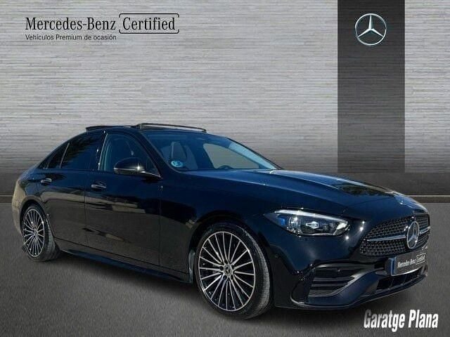 Usado Mercedes C220 200 CV (147 kW) 2024 Negro obsidiana
