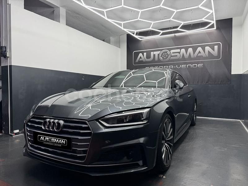 Usado Audi A5 S-Line 190 CV (139 kW) 2019 Gris / plata Coupe