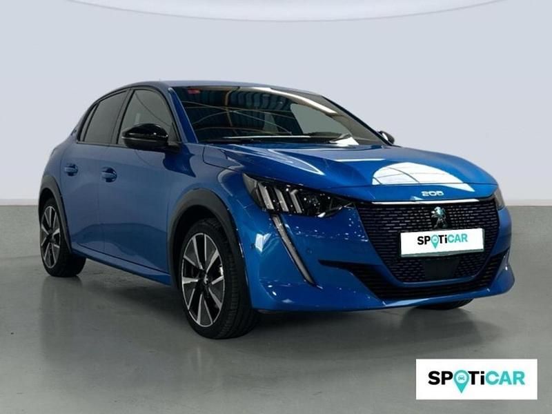 Usado Peugeot e-208 GTi 100 kW (136 CV) 2021 Azul Utilitario