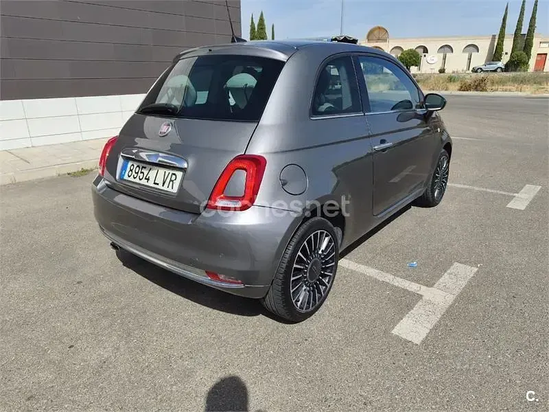 Usado Fiat 500 69 CV (50 kW) 2018 Gris / plata Berlina