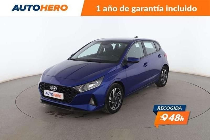 Azul Usado 2021 Hyundai i20 Utilitario | 13.332 € (Precio justo) - Imagen 1/3