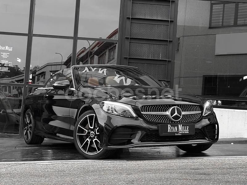 Negro Usado 2019 Mercedes C300 Descapotable | 39.900 € (Precio justo) - Imagen 1/4