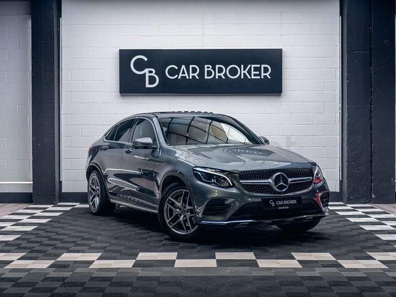 Usado Mercedes GLC250 204 CV (150 kW) 2017 Gris / plata Coupe