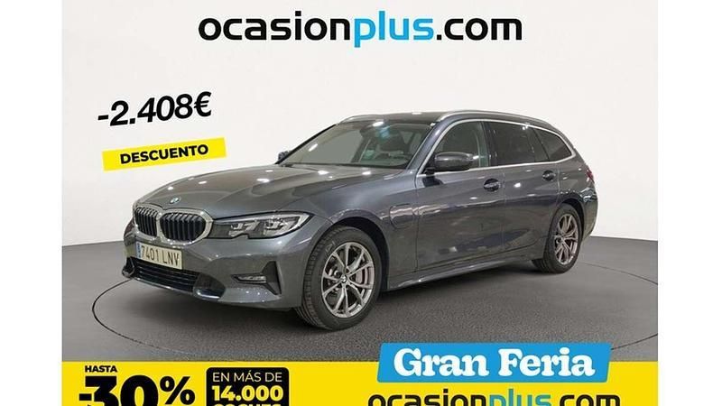 Gris Usado 2021 BMW 330e Familiar | 24.082 € (Super precio) - Imagen 1/4