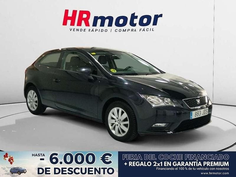 Negro Usado 2015 Seat Leon Reference Utilitario | 9910 € (Precio justo) - Imagen 1/4