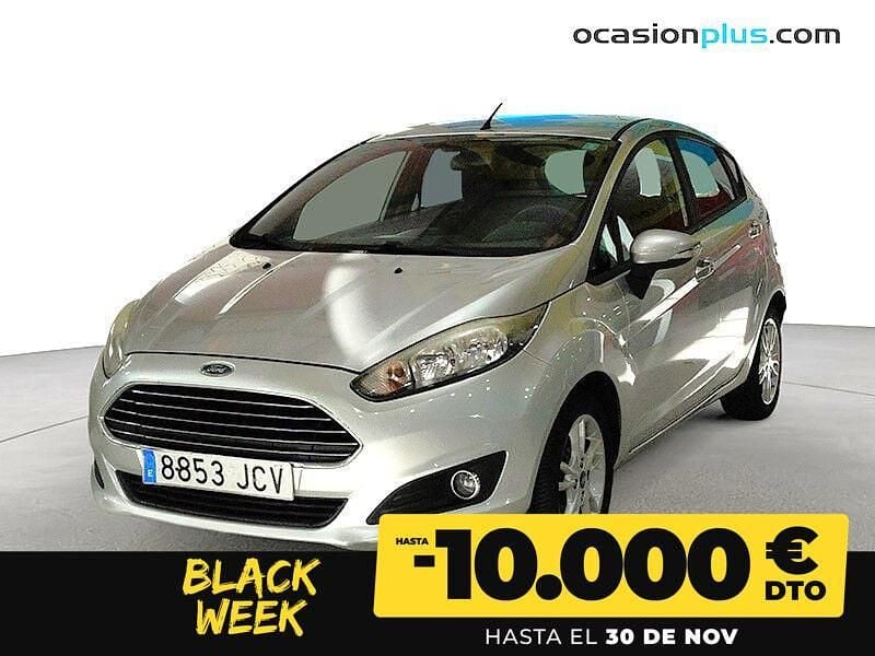 Gris plata Usado 2015 Ford Fiesta Trend Utilitario | 6450 € (Super precio) - Imagen 1/4
