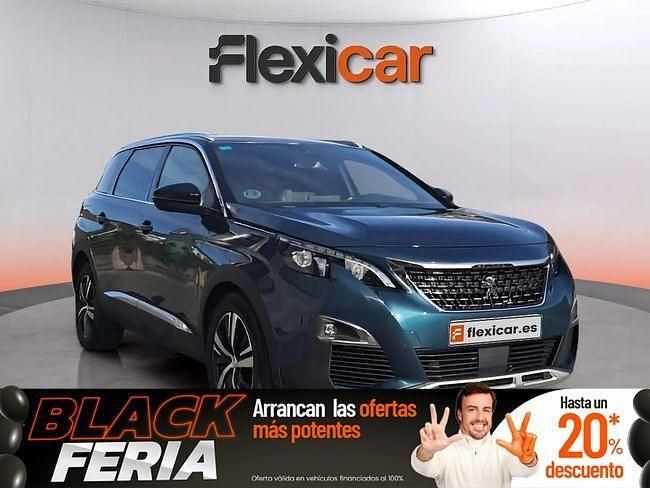 Verde Usado 2017 Peugeot 5008 GT-line Monovolumen | 16.990 € (Precio justo) - Imagen 1/4