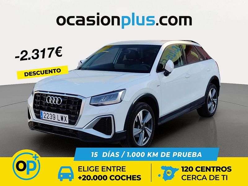 Blanco Usado 2022 Audi Q2 S-Line SUV | 25.490 € (Un poco caro) - Imagen 1/4