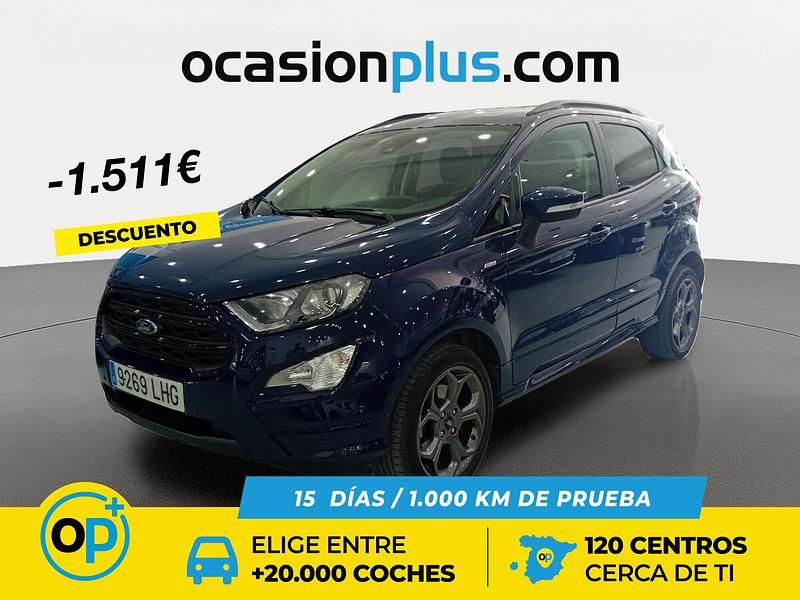 Azul Usado 2020 Ford Ecosport ST-Line SUV | 13.600 € (Precio justo) - Imagen 1/4