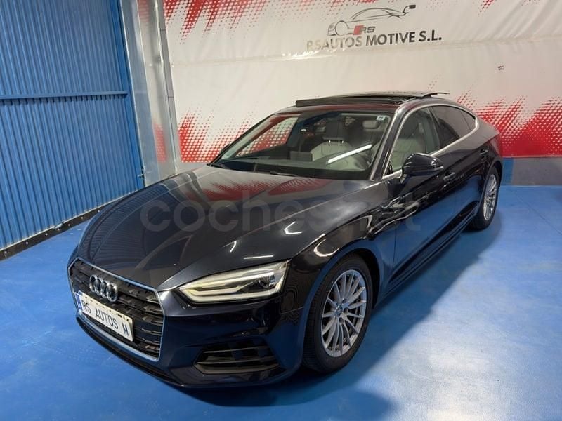 Usado Audi A5 Sportback 190 CV (139 kW) 2017 Azul Utilitario