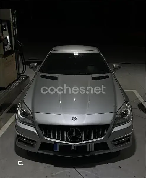 Usado Mercedes SLK200 184 CV (135 kW) 2011 Gris / plata Descapotable