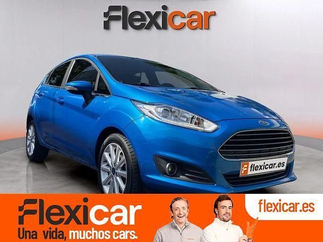 Azul Usado 2016 Ford Fiesta Titanium Utilitario | 10.290 € (Precio justo) - Imagen 1/4