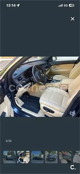 Usado BMW 520 Gran Turismo 184 CV (135 kW) 2015 Azul Berlina