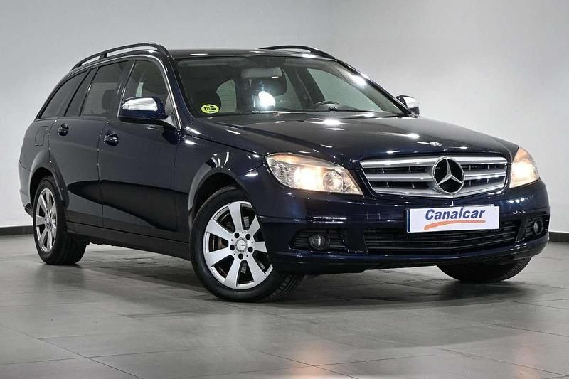 Usado Mercedes C220 Classic 170 CV (125 kW) 2008 Azul Familiar