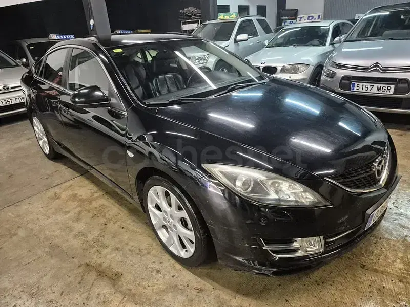 Usado Mazda 6 Luxury 170 CV (125 kW) 2009 Negro Berlina