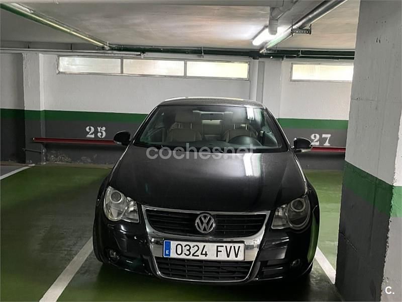 Negro Usado 2007 VW Eos Descapotable | 8000 € (Precio justo) - Imagen 1/4