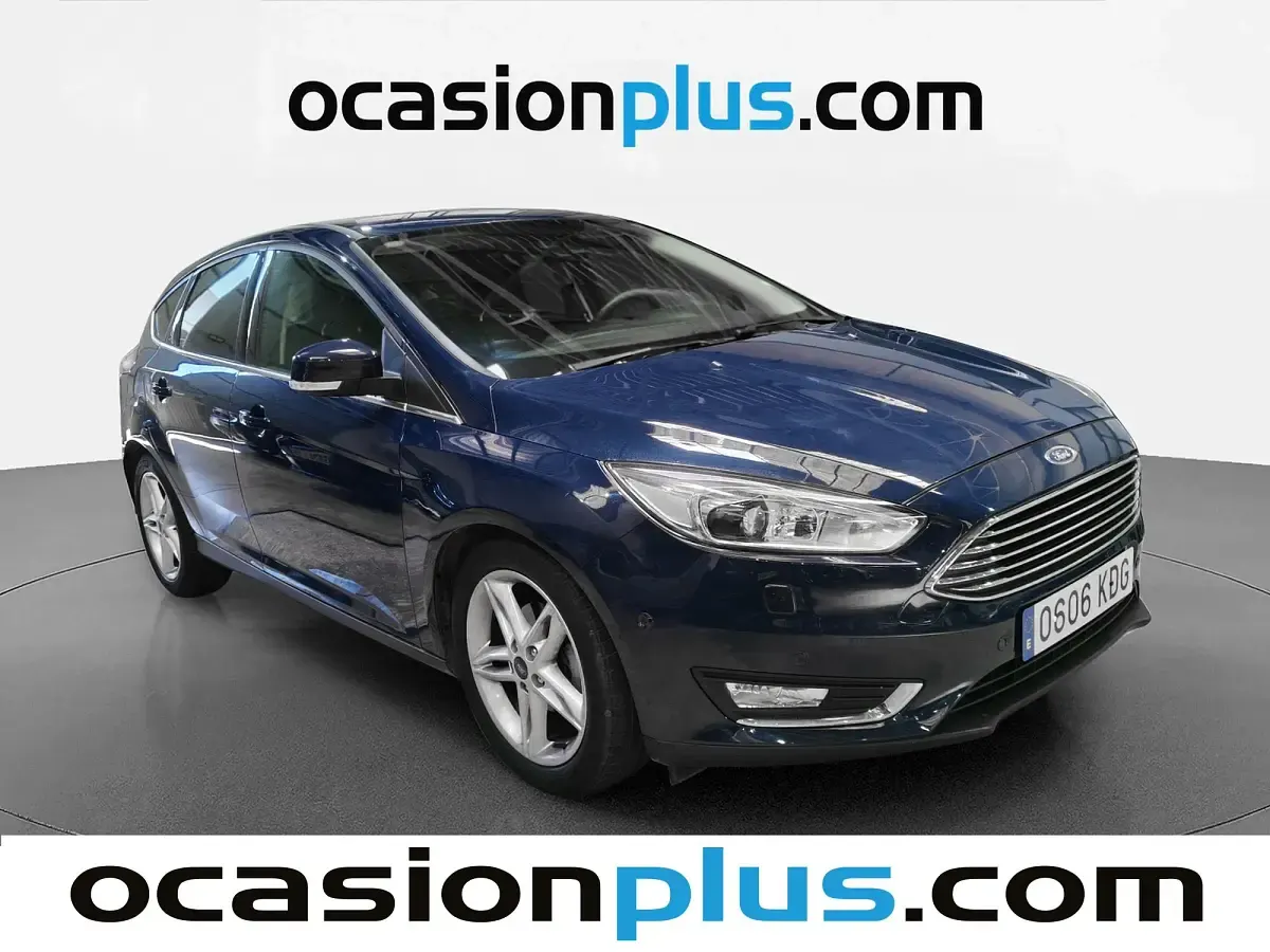 Usado Ford Focus Titanium 125 CV (91 kW) 2017 Azul Utilitario