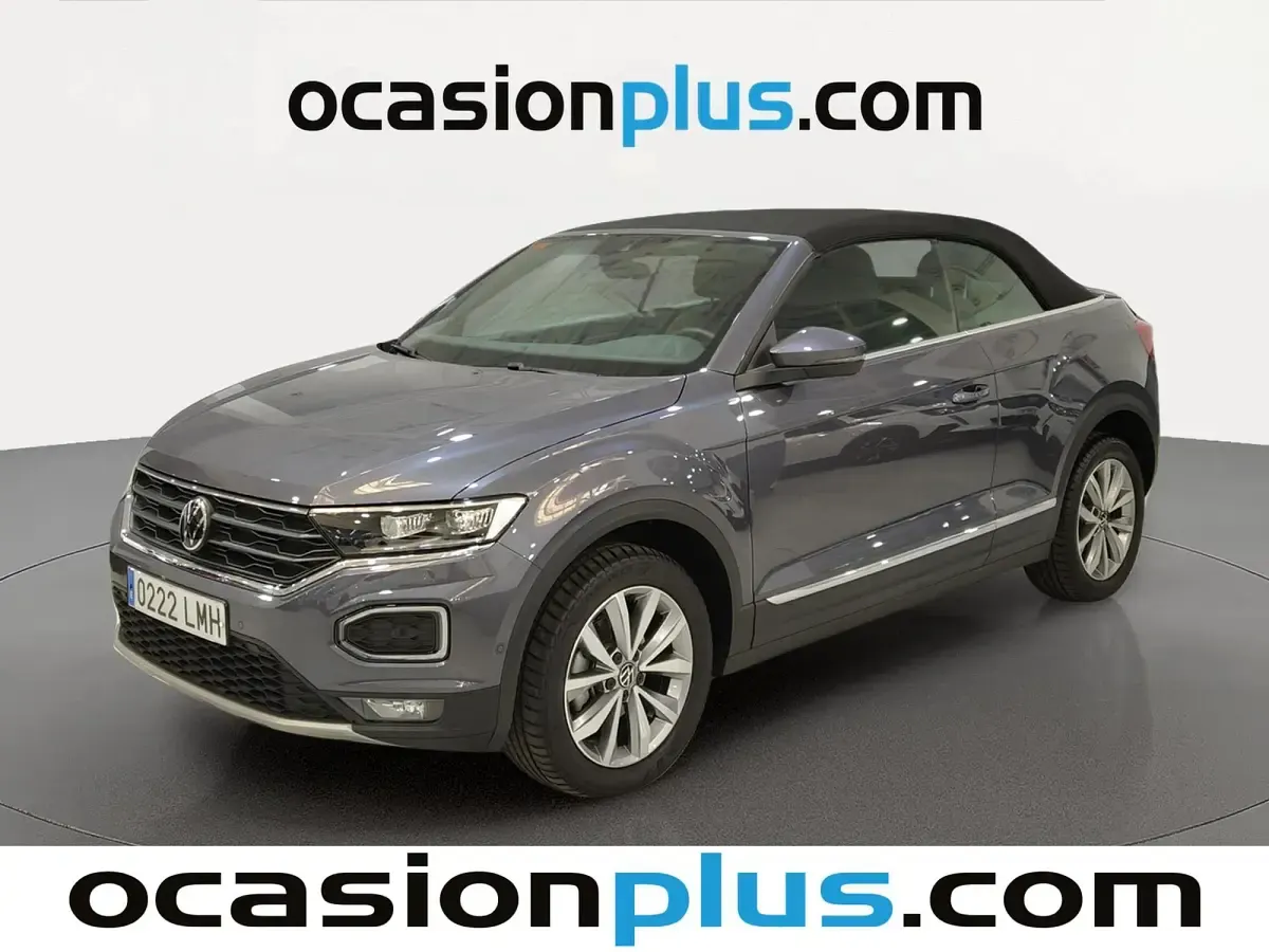 Usado VW T-Roc Cabriolet Style 150 CV (110 kW) 2021 Gris Descapotable