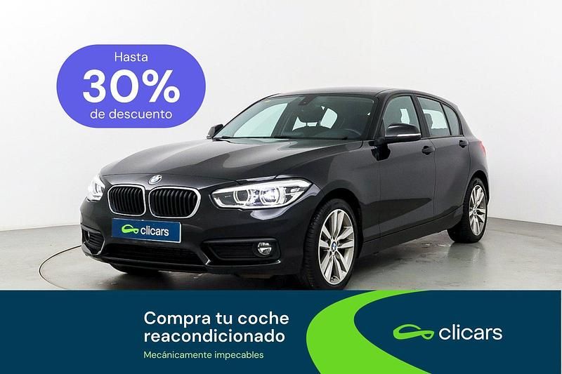 Usado BMW 116 116 CV (85 kW) 2018 Negro Utilitario