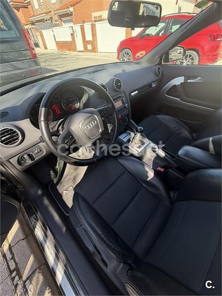 Usado Audi A3 S-Line 140 CV (102 kW) 2008 Negro Utilitario