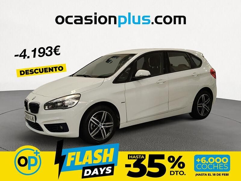 Blanco Usado 2018 BMW 218 Active Tourer Monovolumen | 18.630 € (Precio justo) - Imagen 1/4
