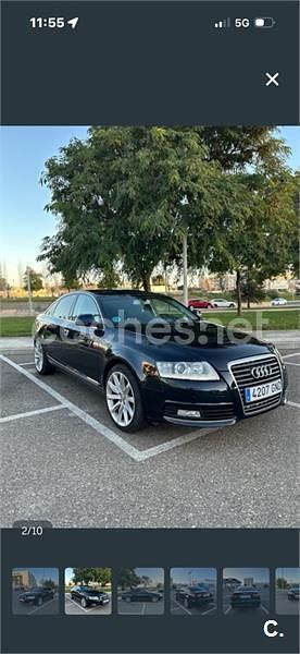 Usado Audi A6 170 CV (125 kW) 2009 Azul Berlina