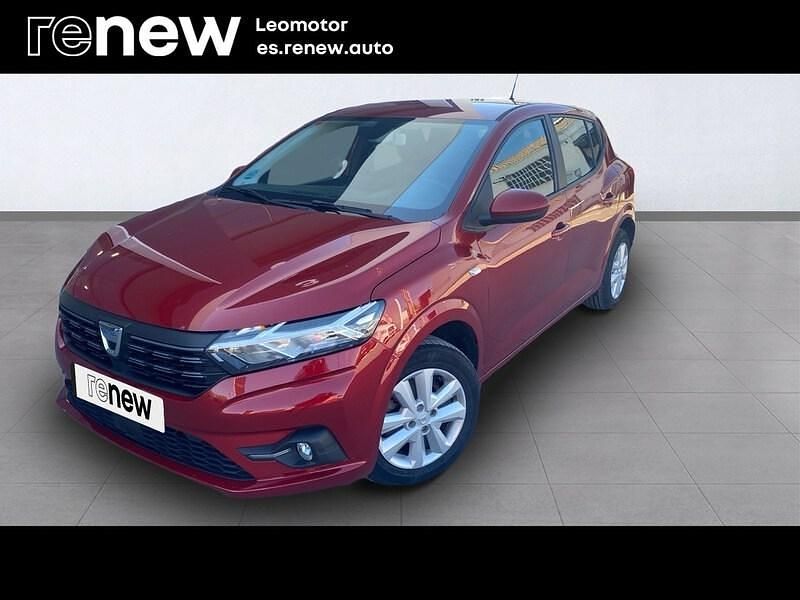 Usado Dacia Sandero Comfort 91 CV (66 kW) 2021 Rojo Berlina